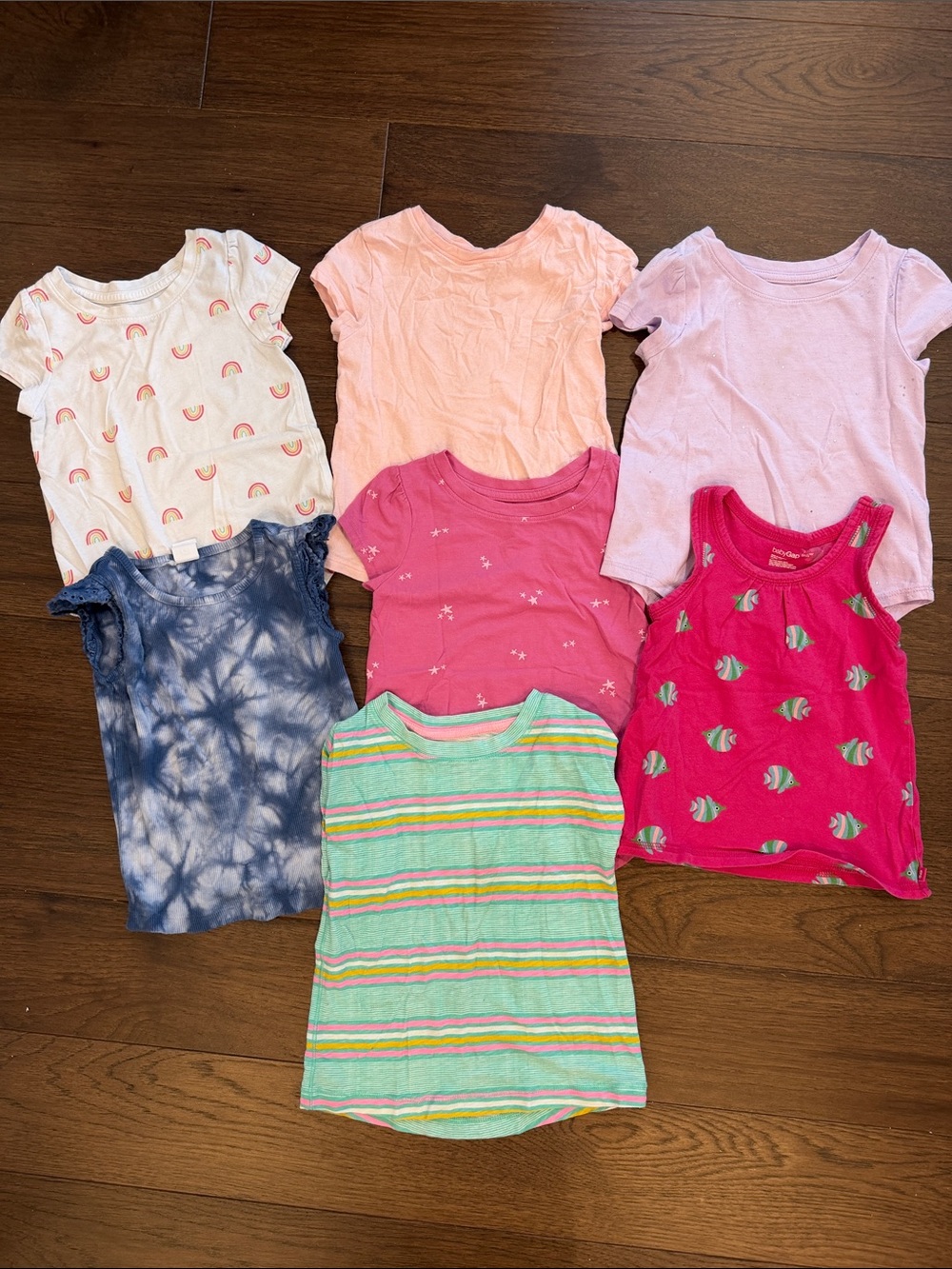 Cat & Jack / Baby Gap Toddler Girls' Mixed Short Sleeve Tops Size 3T - C11-00